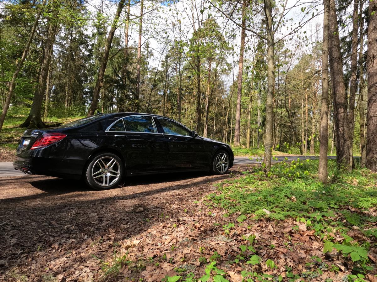 Mercedes Benz S500 Mit 280 Durch Den Wald